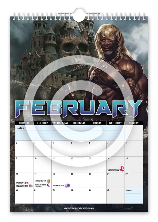 Morgan He-Man Novelty Calendar - Image 3