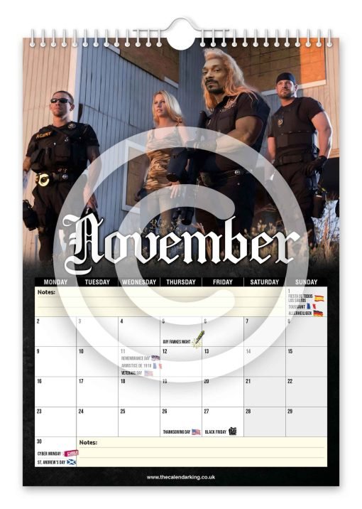 Snoop Dog The Bounty Hunter Novelty Calendar - Image 12