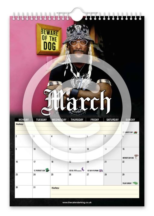 Snoop Dog The Bounty Hunter Novelty Calendar - Image 4
