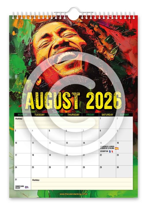 Bob Marley Novelty Calendar - Image 9