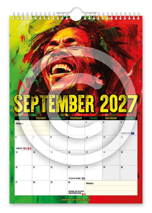 Bob Marley Novelty Calendar - Image 10