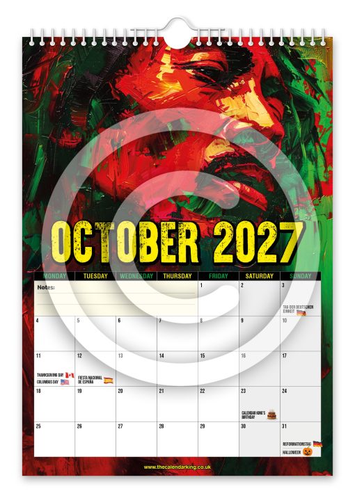 Bob Marley Novelty Calendar - Image 11