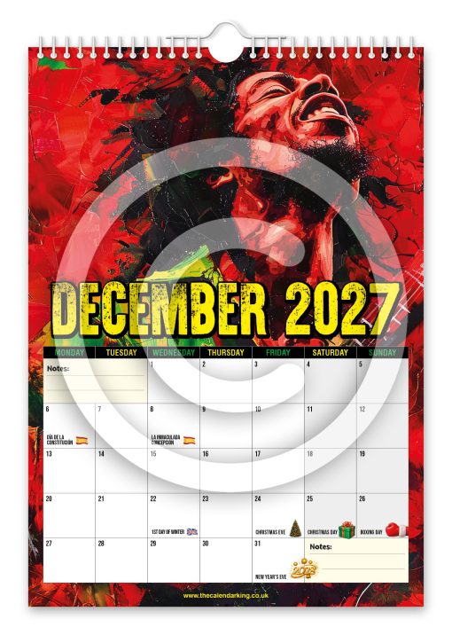 Bob Marley Novelty Calendar - Image 13