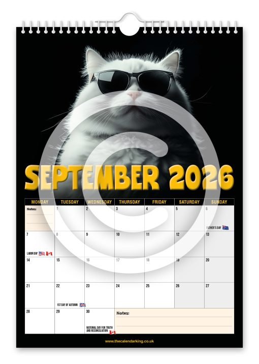 Cool Furr Cats Novelty Calendar - Image 10
