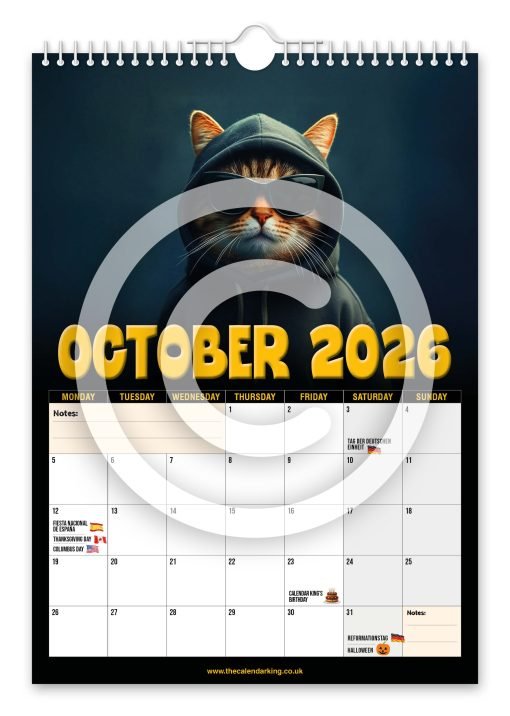 Cool Furr Cats Novelty Calendar - Image 11