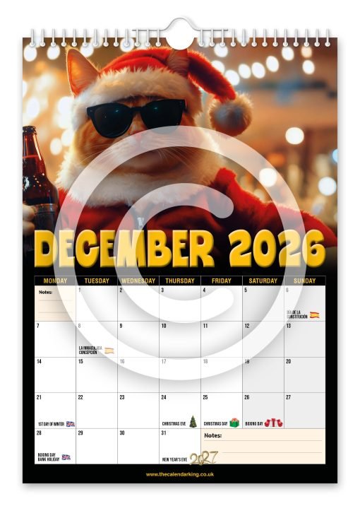 Cool Furr Cats Novelty Calendar - Image 13