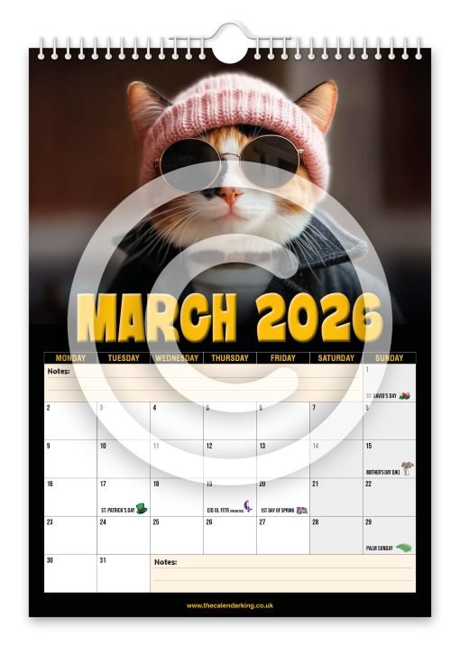 Cool Furr Cats Novelty Calendar - Image 4