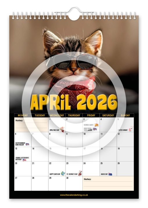 Cool Furr Cats Novelty Calendar - Image 5