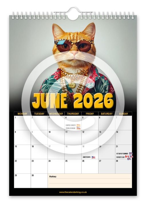 Cool Furr Cats Novelty Calendar - Image 7