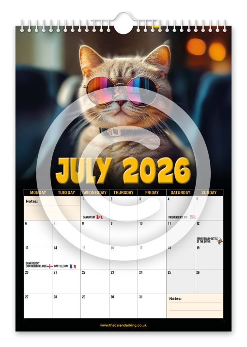 Cool Furr Cats Novelty Calendar - Image 8