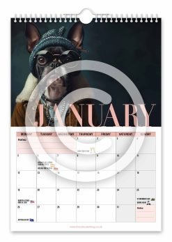 Alternative view of Dogue Novelty Calendar