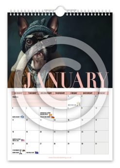 Alternative view of Dogue Novelty Calendar