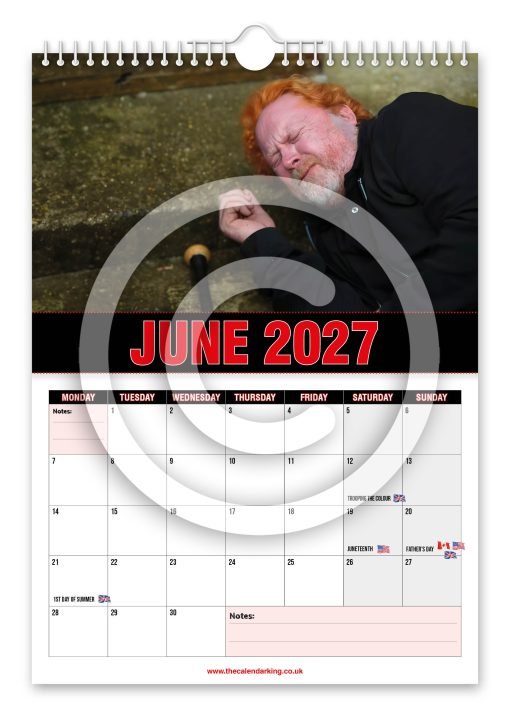 Phil Hucknall Novelty Calendar - Image 7