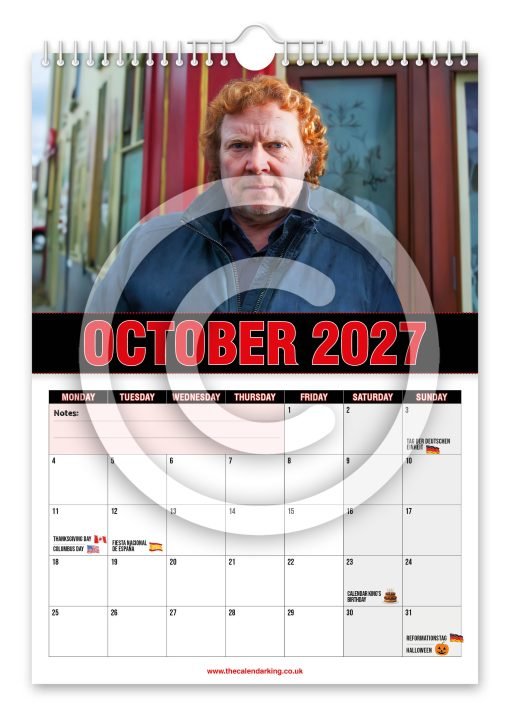 Phil Hucknall Novelty Calendar - Image 11