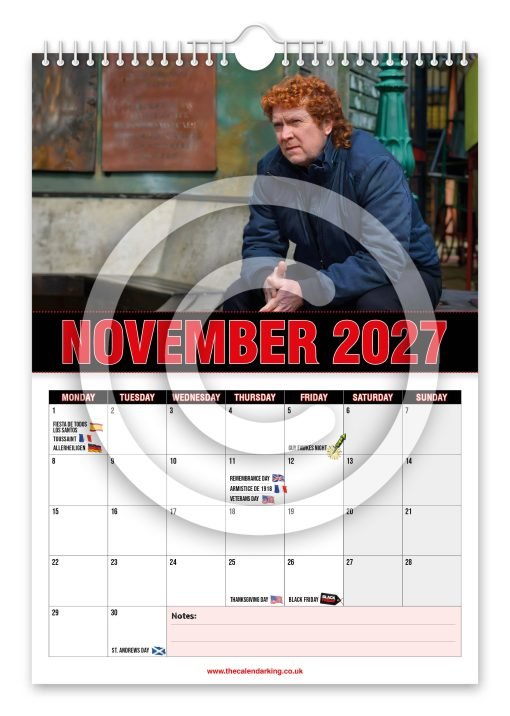 Phil Hucknall Novelty Calendar - Image 12