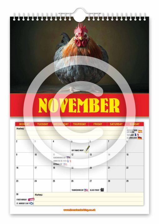 World's Biggest Cocks Novelty Calendar - Image 12