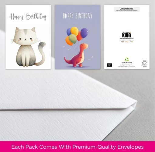 Watercolour Birthday Card Selection Pack - 001 - Image 5