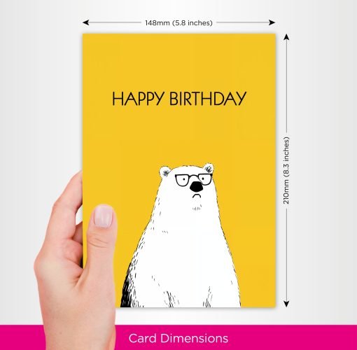Animal illustration Birthday Card Selection Pack - 005 - Image 6