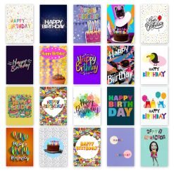Birthday Card Pack Selection Pack - 006