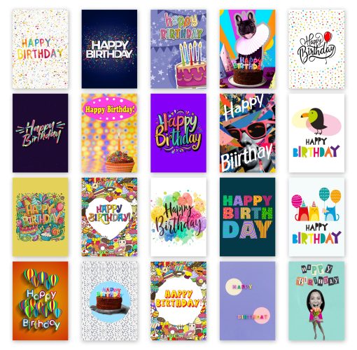 Birthday Card Pack Selection Pack - 006