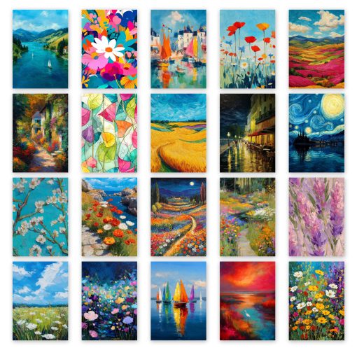 Artistic Card Selection Pack - 002