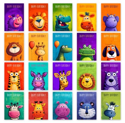Children's Birthday Card Selection Pack - 014