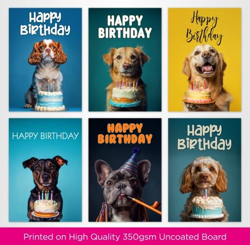 Dog Birthday Card Selection Pack - 007 - Image 2