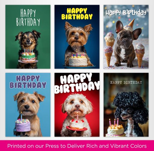 Dog Birthday Card Selection Pack - 007 - Image 3
