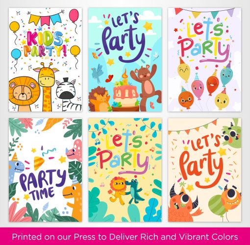 Children's Party Invitation Selection Pack - 015 - Image 3