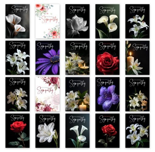 Sympathy Card Selection Pack - 008