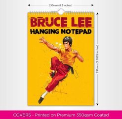 Alternative view of Bruce Lee - A4 Hanging Notepad