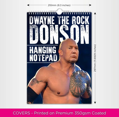 Dwayne The Rock Donson - A4 Hanging Notepad - Image 3