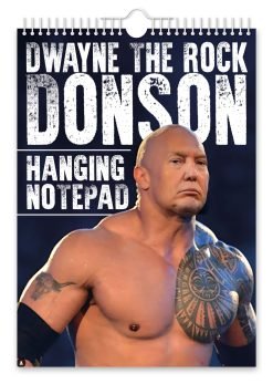 Dwayne The Rock Donson - A4 Hanging Notepad