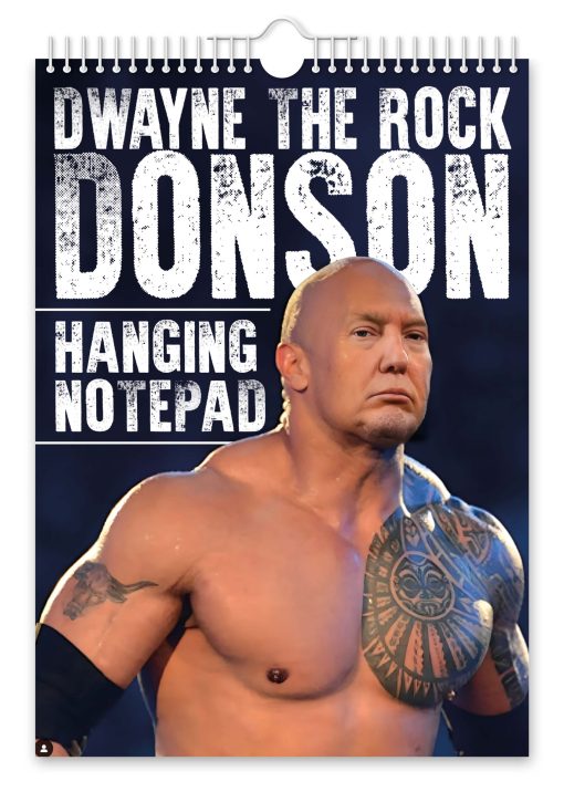 Dwayne The Rock Donson - A4 Hanging Notepad