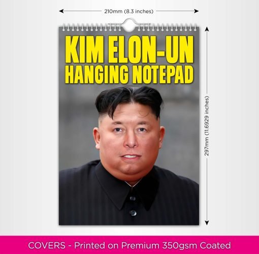 Kim Elon-Un - A4 Hanging Notepad - Image 2