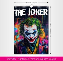 Alternative view of The Joker - A4 Hanging Notepad