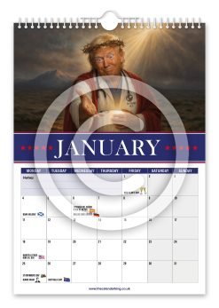 Alternative view of Donald Trump Novelty Calendar