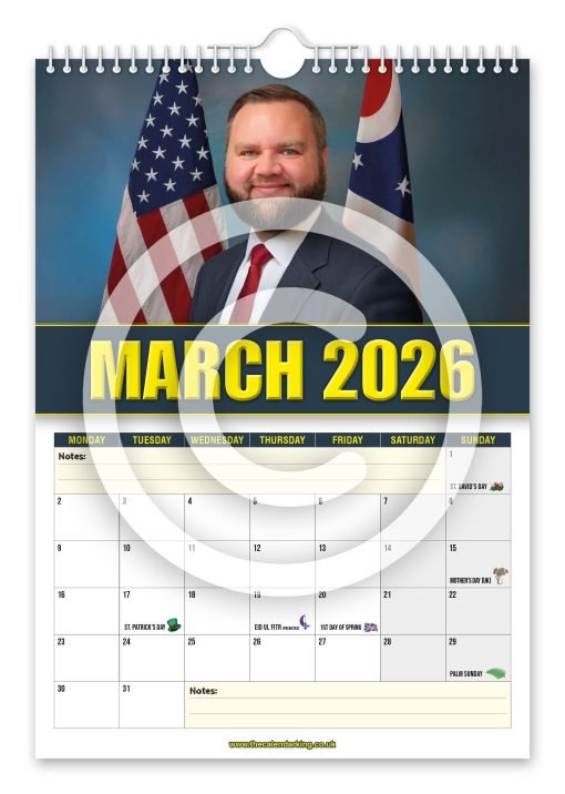 JD Vance Novelty Calendar - Image 4