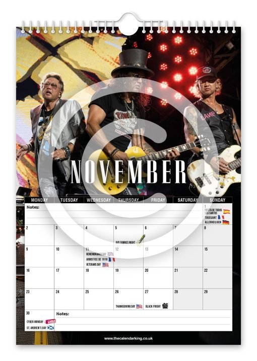 Uns N' Roses Novelty Calendar - Image 12