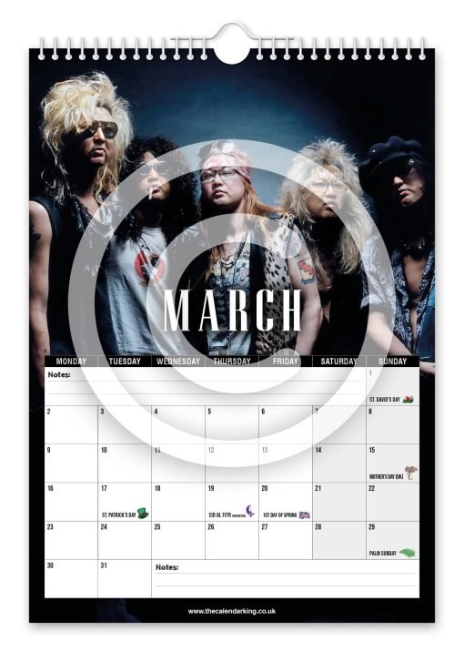 Uns N' Roses Novelty Calendar - Image 4