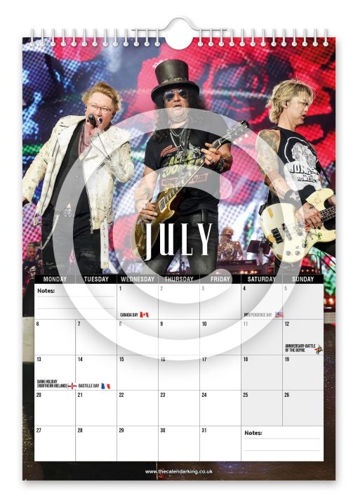 Uns N' Roses Novelty Calendar - Image 8