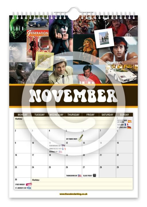 Back to the 70's Novelty Calendar - Image 12