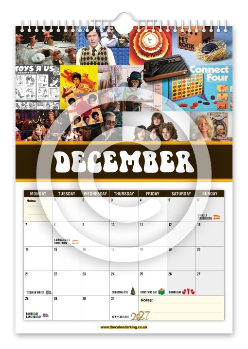 Back to the 70's Novelty Calendar - Image 13