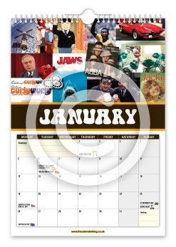 Alternative view of Back to the 70's Novelty Calendar