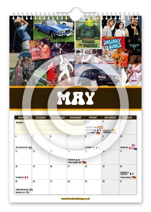 Back to the 70's Novelty Calendar - Image 6
