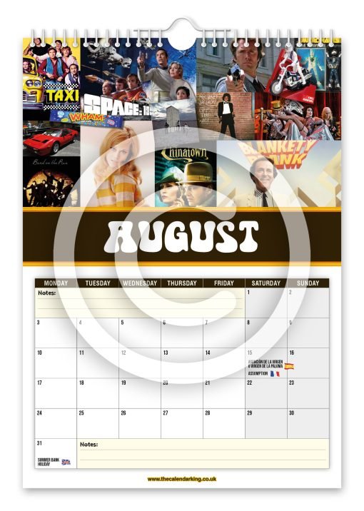 Back to the 70's Novelty Calendar - Image 9