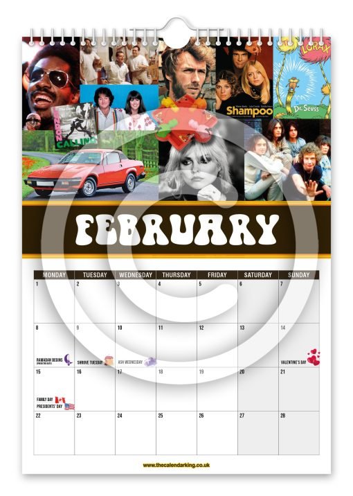 Back to the 70's Novelty Calendar - Image 3
