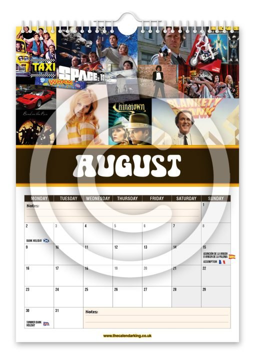 Back to the 70's Novelty Calendar - Image 9