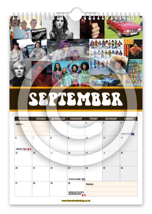 Back to the 70's Novelty Calendar - Image 10