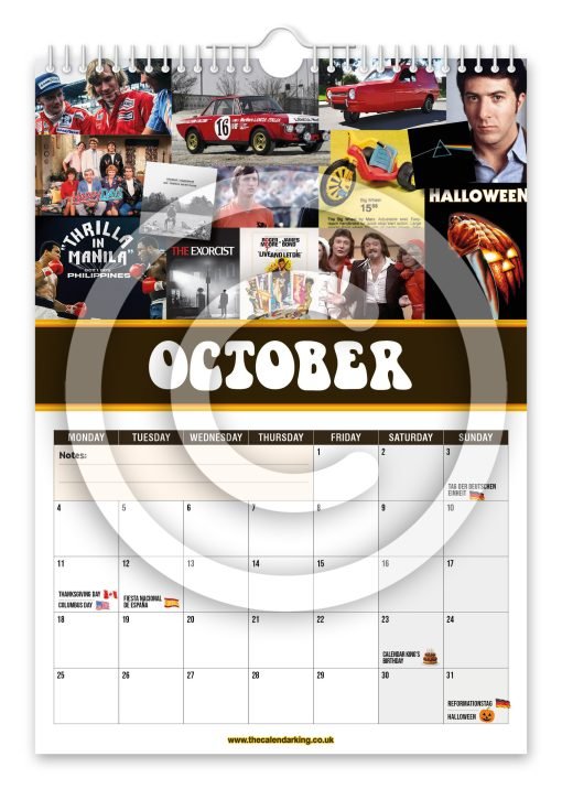 Back to the 70's Novelty Calendar - Image 11